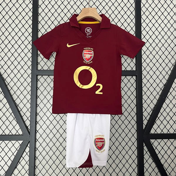 Camiseta Arsenal Primera equipo Retro Niño 2005 2006